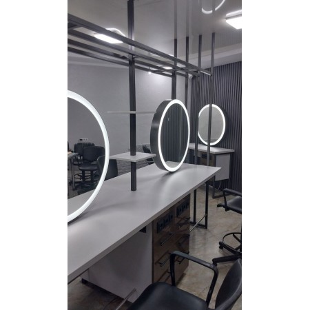 Masa de lucru pentru salon de coafura cu oglinda iluminata A-81